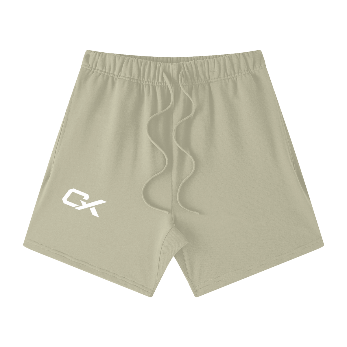 Unisex Earth Tone Loose Fit Cotton Shorts