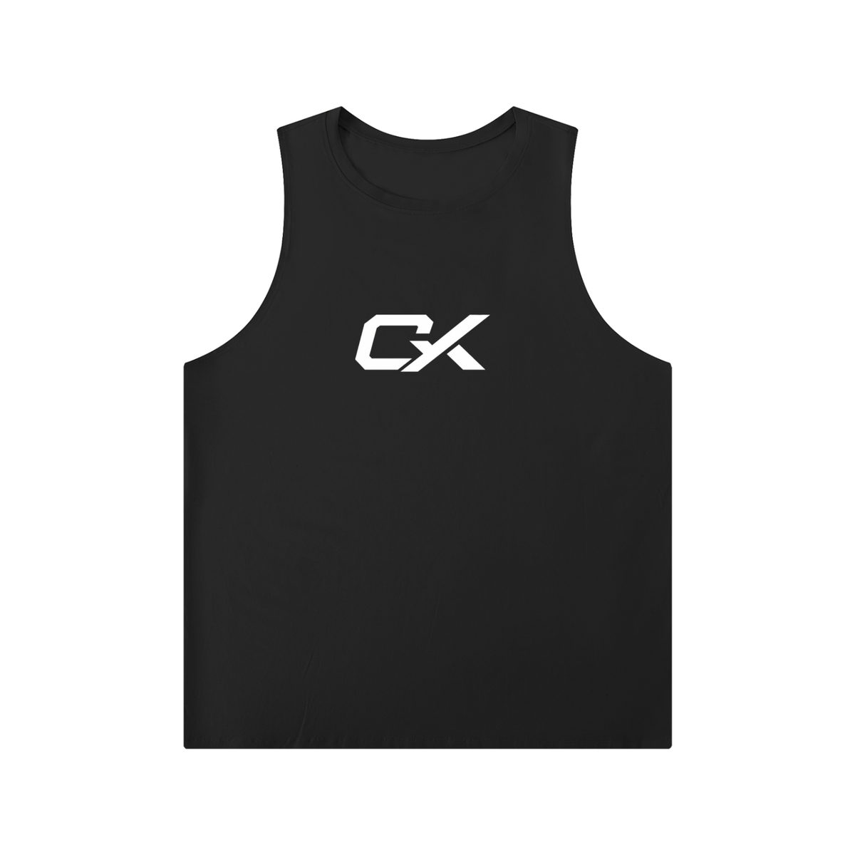 Men's Solid Color Crewneck Tank Top