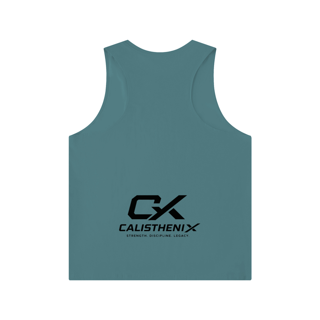 Men's Solid Color Crewneck Tank Top