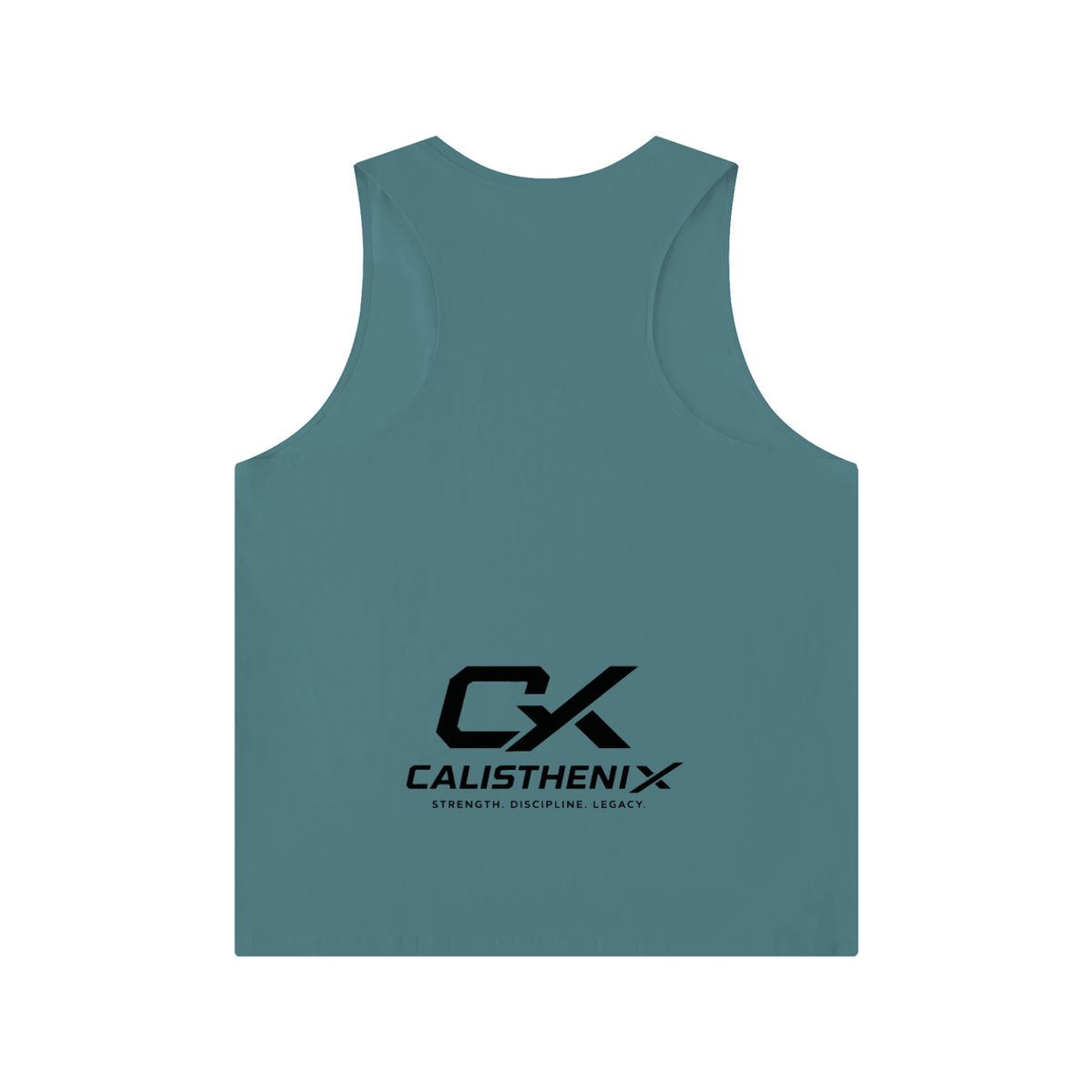 Men's Solid Color Crewneck Tank Top
