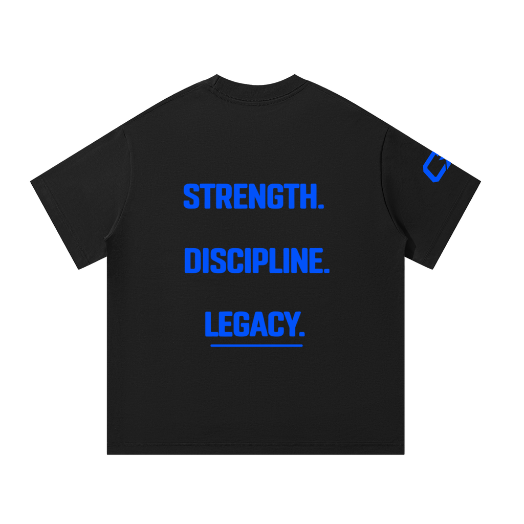 Black & Blue Vivid Unisex Oversized T-Shirt